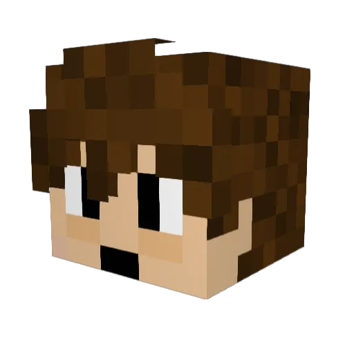 Bendiger10 Minecraft avatar head, 3D render