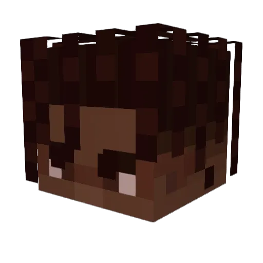 Bendixmusix Minecraft avatar head, 3D render