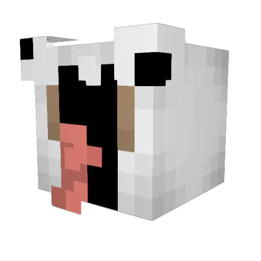 Bendo08 Minecraft avatar head, 3D render
