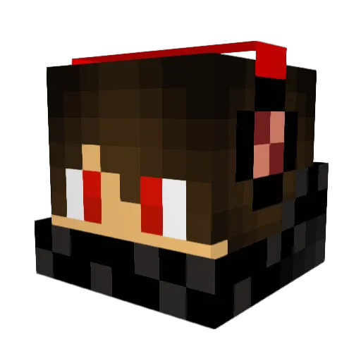 Bendroder100 Minecraft avatar head, 3D render
