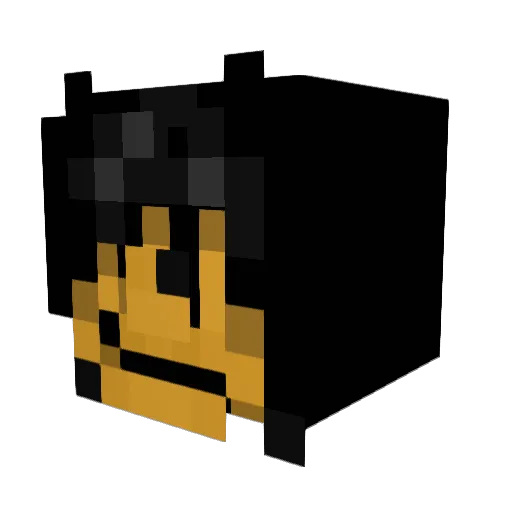 Bendy_Demon177 Minecraft avatar head, 3D render