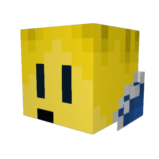 Bendyfan2015 Minecraft avatar head, 3D render