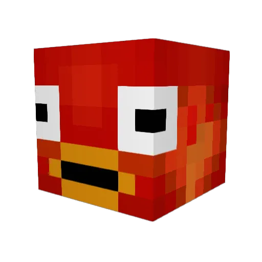 Bene3062 Minecraft avatar head, 3D render