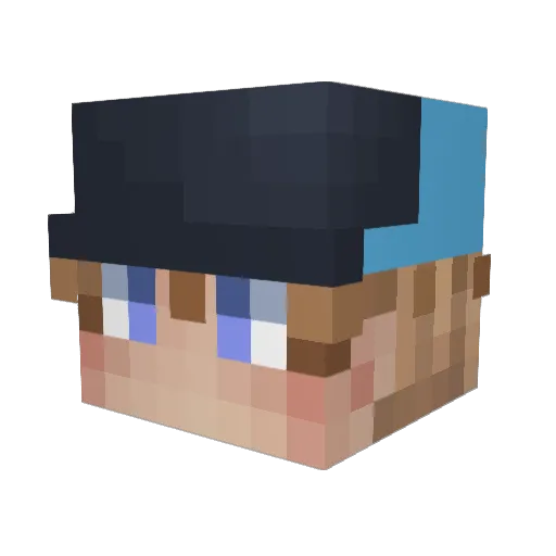 Bene4703 Minecraft avatar head, 3D render