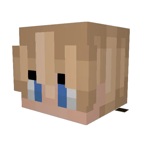 BenedictArnold Minecraft avatar head, 3D render
