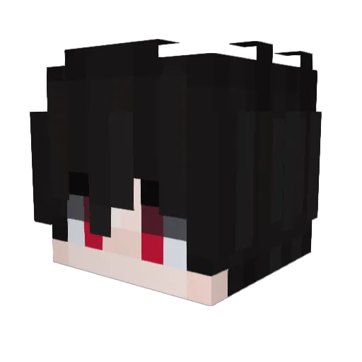 Benedicticus Minecraft avatar head, 3D render