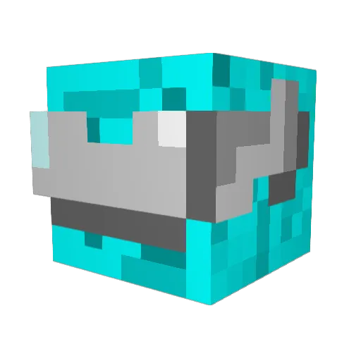 Benesato Minecraft avatar head, 3D render