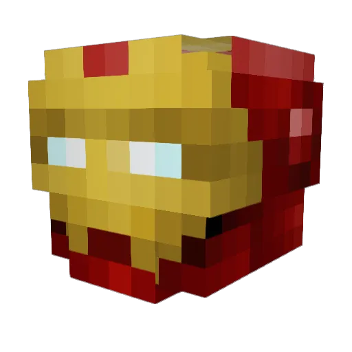 Benez2 Minecraft avatar head, 3D render