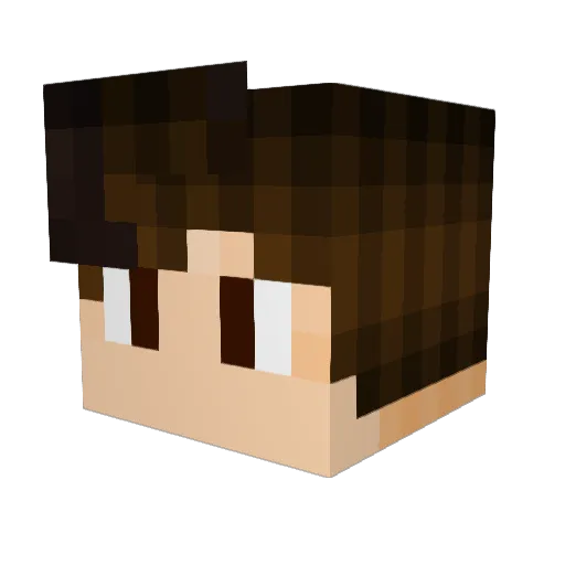 Benfound877 Minecraft avatar head, 3D render