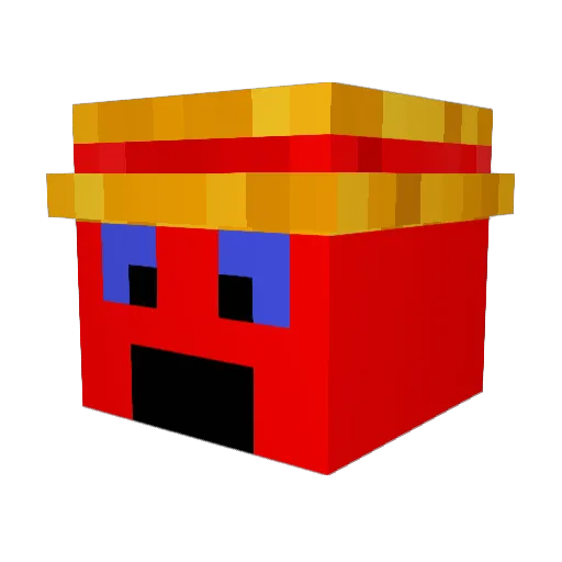 Benfresso Minecraft avatar head, 3D render