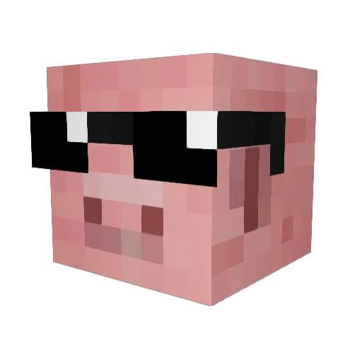 Bengee124 Minecraft avatar head, 3D render