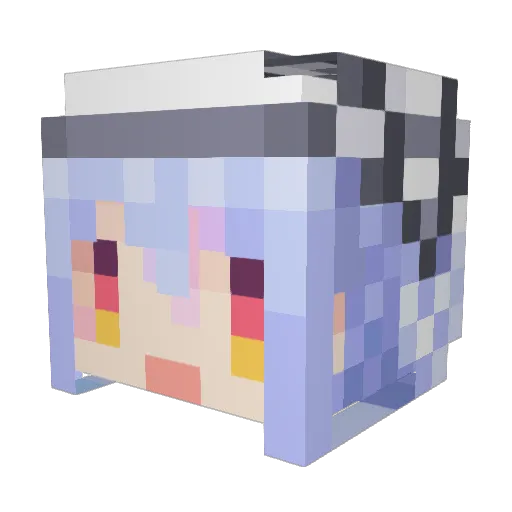 Bengo03 Minecraft avatar head, 3D render
