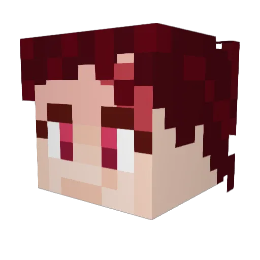 BengogRuminate Minecraft avatar head, 3D render