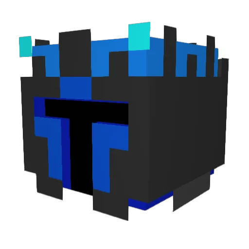 Benhert Minecraft avatar head, 3D render