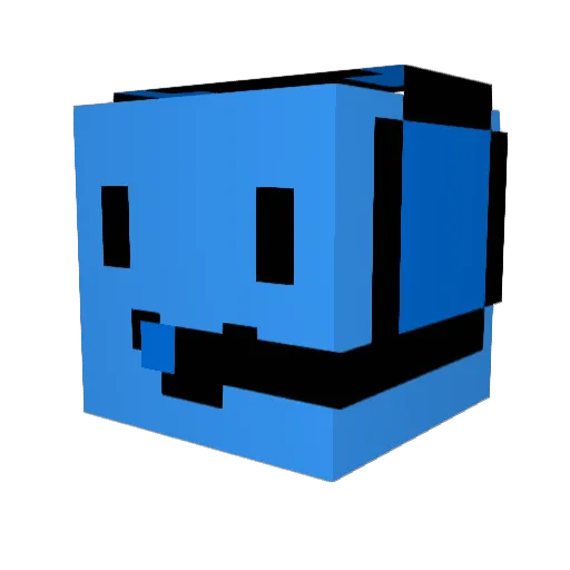 Benhornblass Minecraft avatar head, 3D render