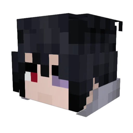 Beni187 Minecraft avatar head, 3D render