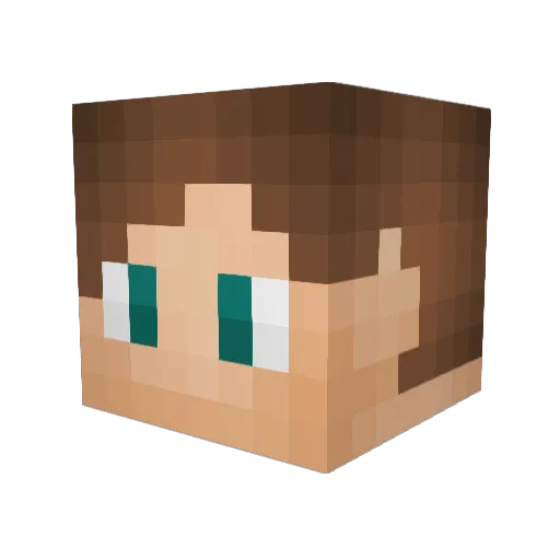 Beni2604 Minecraft avatar head, 3D render