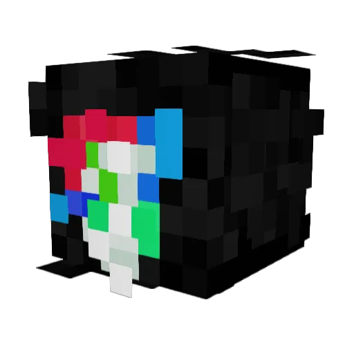Beniah8 Minecraft avatar head, 3D render