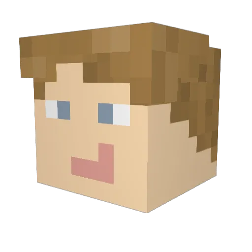 Beniboy2405 Minecraft avatar head, 3D render