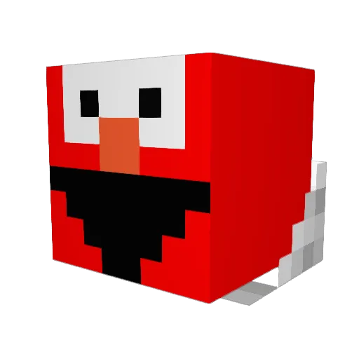 Benibson200 Minecraft avatar head, 3D render