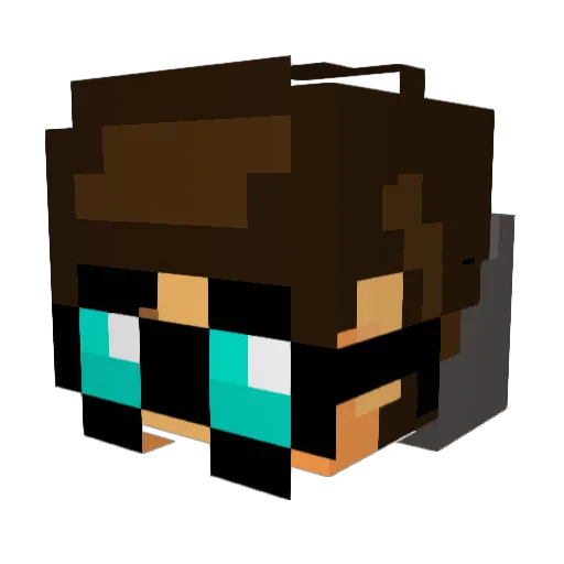 Beniceo11 Minecraft avatar head, 3D render