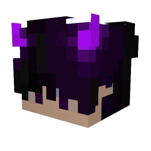 Beniklo Minecraft avatar head, 3D render