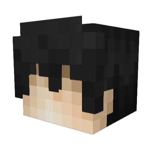 Benimart Minecraft avatar head, 3D render