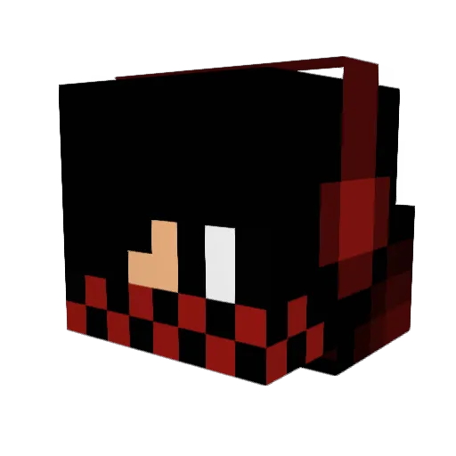 BenitoCastro Minecraft avatar head, 3D render