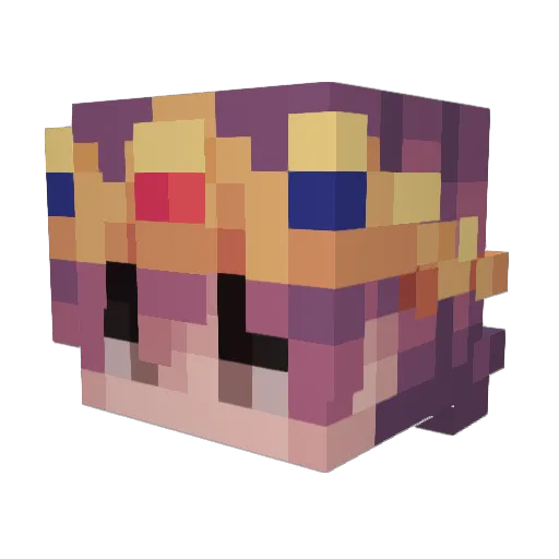 Benito_The_Yeeto Minecraft avatar head, 3D render