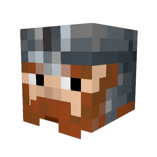 BenjF2003 Minecraft avatar head, 3D render