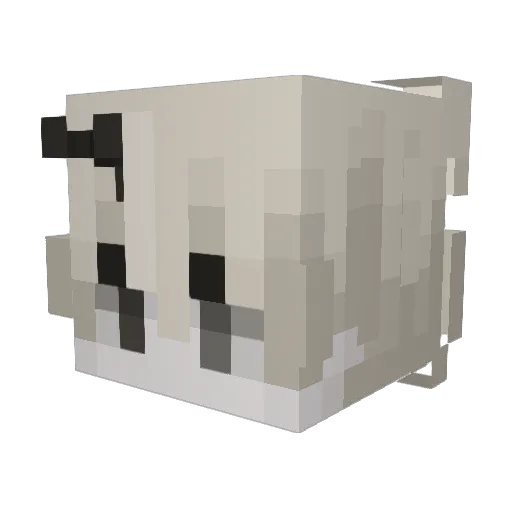 BenjaAst Minecraft avatar head, 3D render