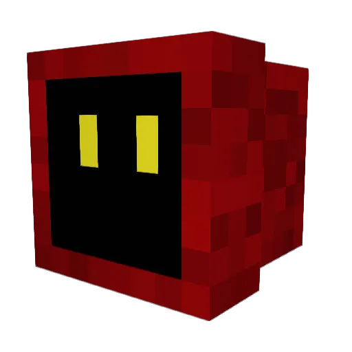BenjaVos Minecraft avatar head, 3D render