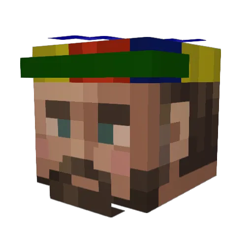 Benja_Man22 Minecraft avatar head, 3D render