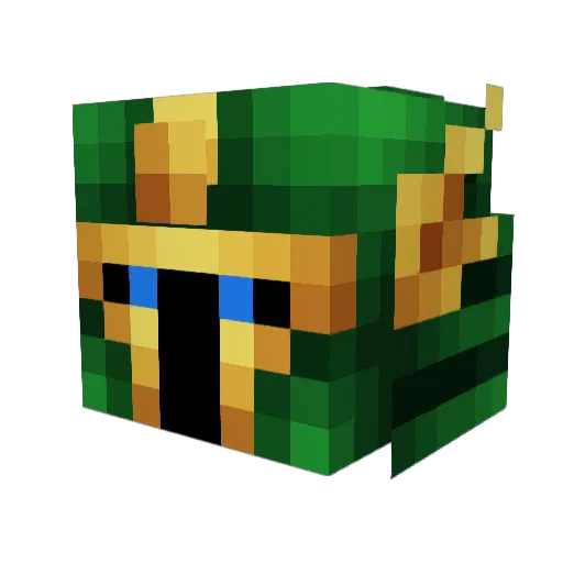Benjamin340 Minecraft avatar head, 3D render