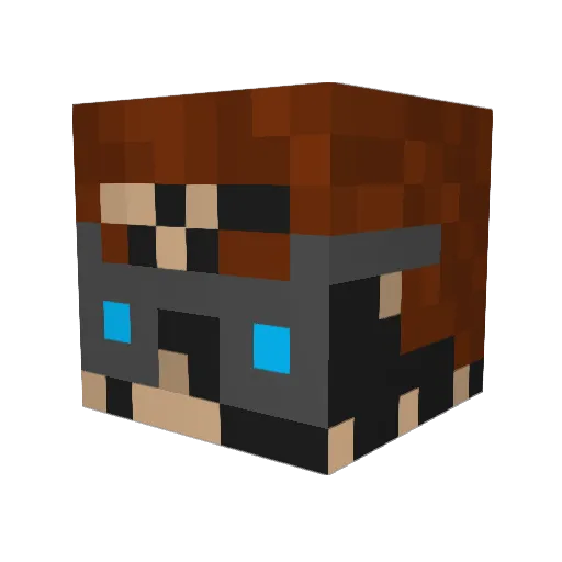 BenjaminF02 Minecraft avatar head, 3D render