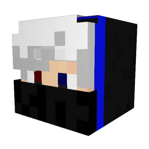 BenjaminFPS Minecraft avatar head, 3D render