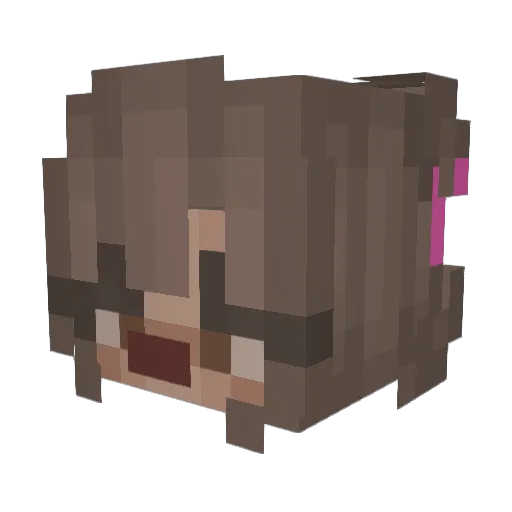 BenjaminNetanja Minecraft avatar head, 3D render