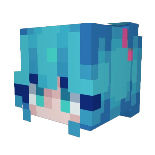 BenjaminThomasW Minecraft avatar head, 3D render