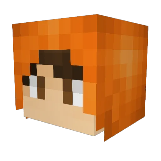 BenjaminULT Minecraft avatar head, 3D render