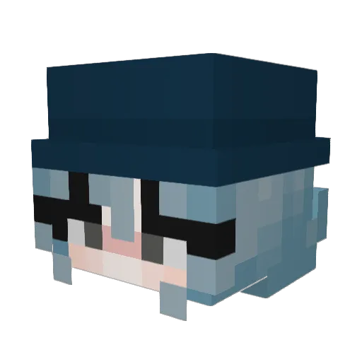Benjamin__1 Minecraft avatar head, 3D render