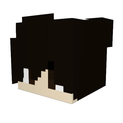 Benjaminleng Minecraft avatar head, 3D render