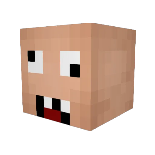 Benjaminmalta Minecraft avatar head, 3D render