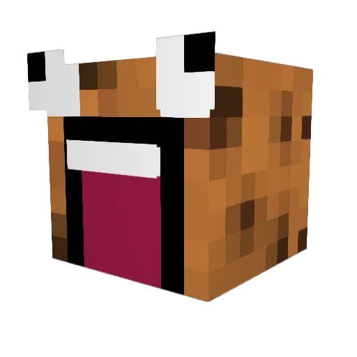Benjaminpy Minecraft avatar head, 3D render