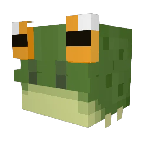 Benjamonous Minecraft avatar head, 3D render