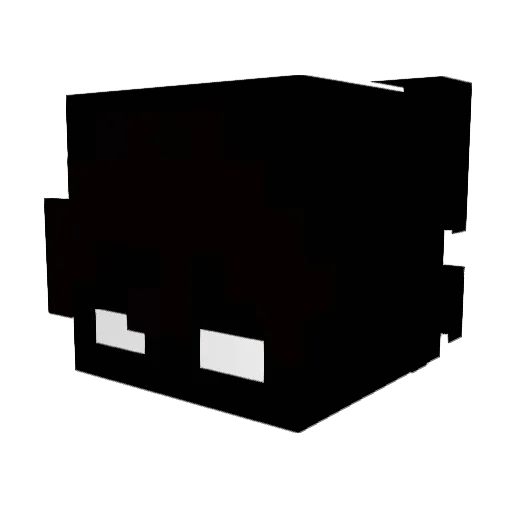 Benjaumin Minecraft avatar head, 3D render