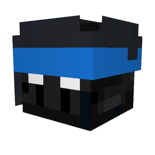 Benji162 Minecraft avatar head, 3D render