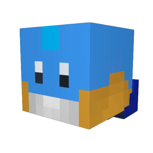 Benji19999 Minecraft avatar head, 3D render