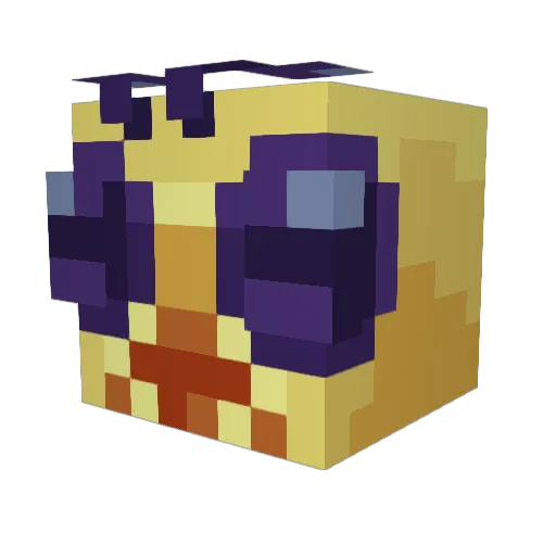 Benji23004 Minecraft avatar head, 3D render