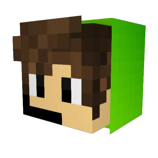 Benji230620 Minecraft avatar head, 3D render