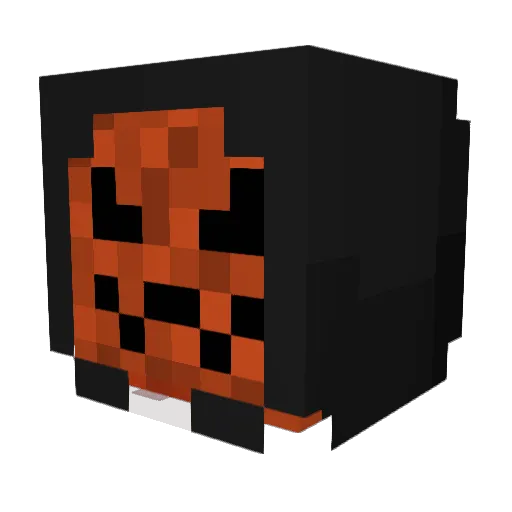 Benji_RC Minecraft avatar head, 3D render